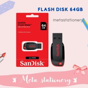 Sandisk Cruzer Blade USB Flash Drive 64gb